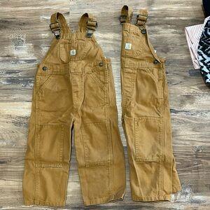 Toddler Carhartt Canvas Bib Overalls size 2T